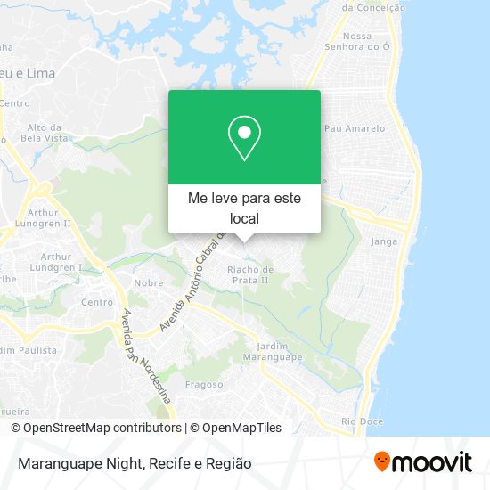 Maranguape Night mapa
