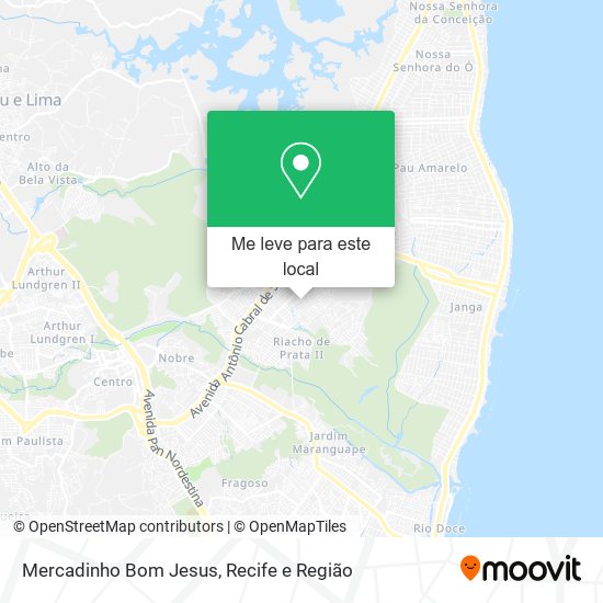 Mercadinho Bom Jesus mapa