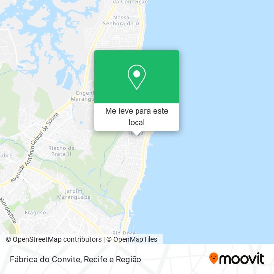 Fábrica do Convite mapa