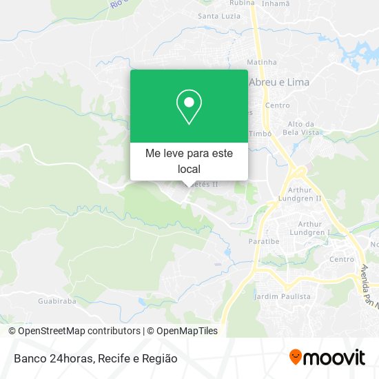 Banco 24horas mapa