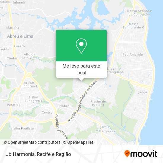 Jb Harmonia mapa