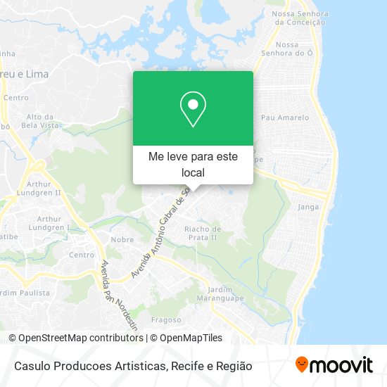 Casulo Producoes Artisticas mapa