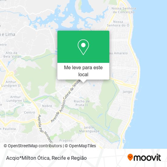 Acqio*Milton Ótica mapa