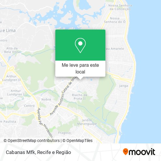 Cabanas Mfk mapa