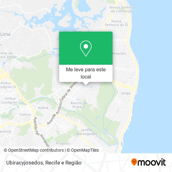 Ubiracyjosedos mapa