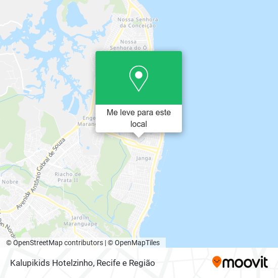 Kalupikids Hotelzinho mapa