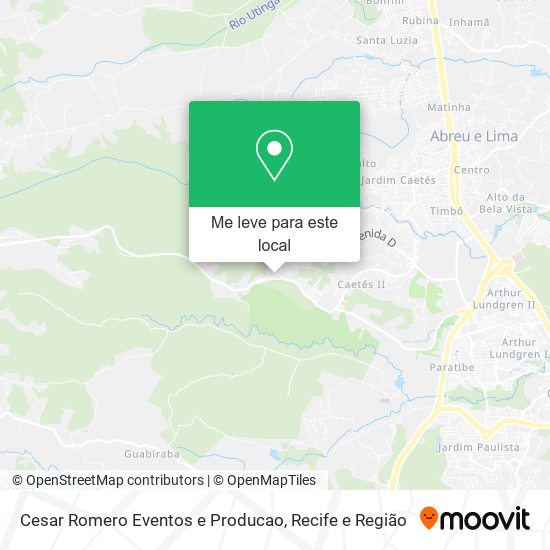 Cesar Romero Eventos e Producao mapa