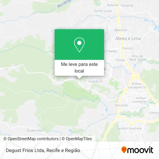Degust Frios Ltda mapa