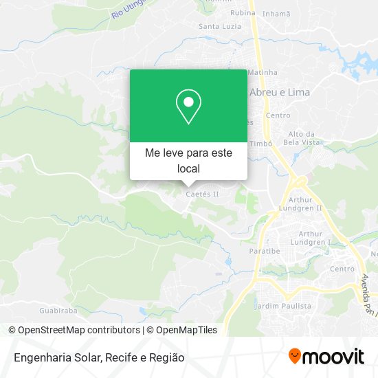 Engenharia Solar mapa