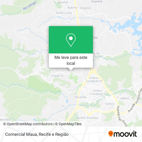 Comercial Maua mapa