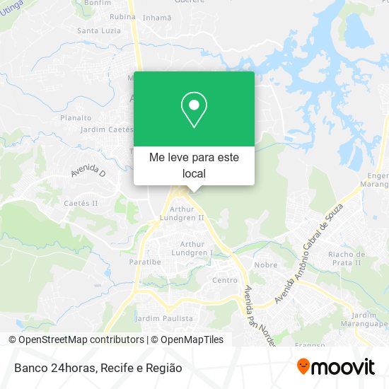 Banco 24horas mapa