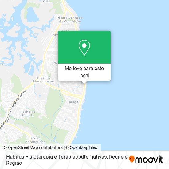 Habitus Fisioterapia e Terapias Alternativas mapa