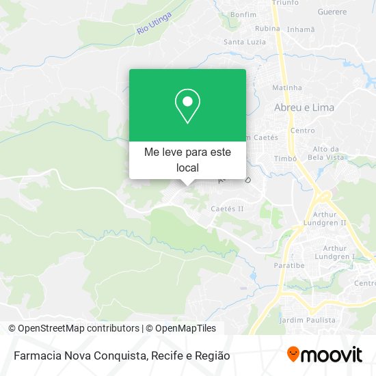 Farmacia Nova Conquista mapa
