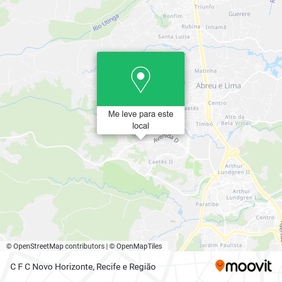 C F C Novo Horizonte mapa