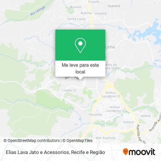 Elias Lava Jato e Acessorios mapa