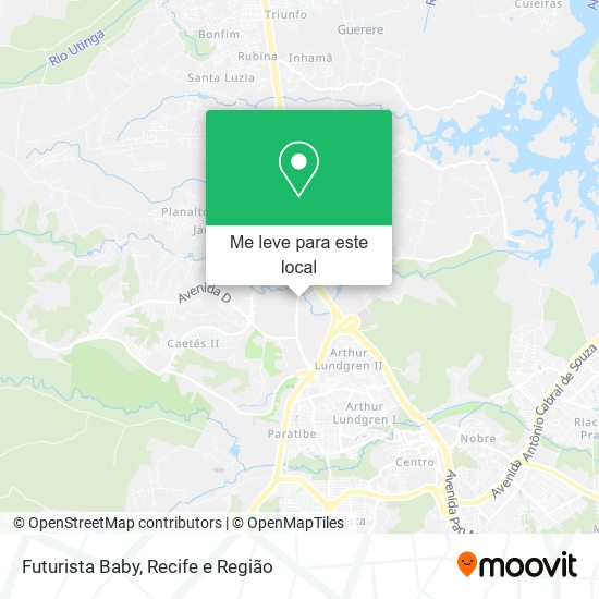 Futurista Baby mapa