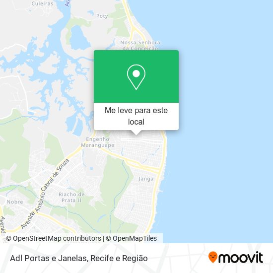 Adl Portas e Janelas mapa