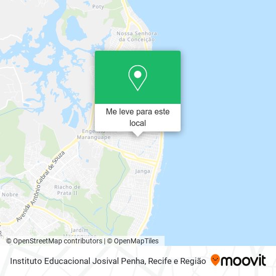 Instituto Educacional Josival Penha mapa
