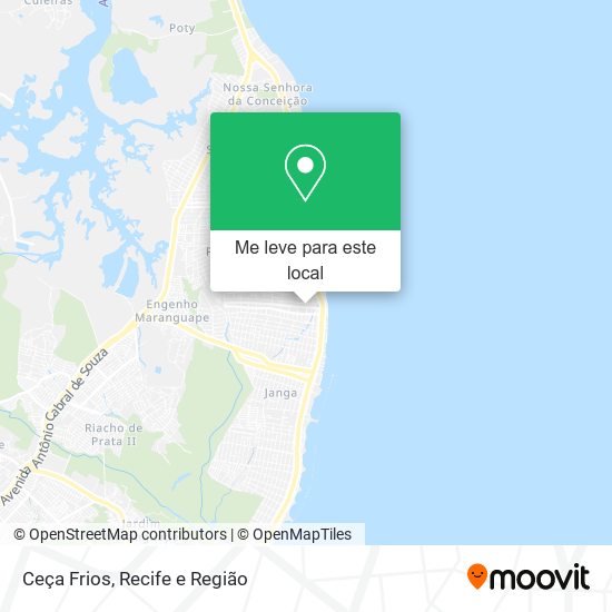Ceça Frios mapa
