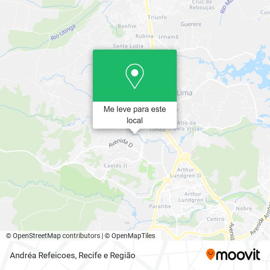 Andréa Refeicoes mapa