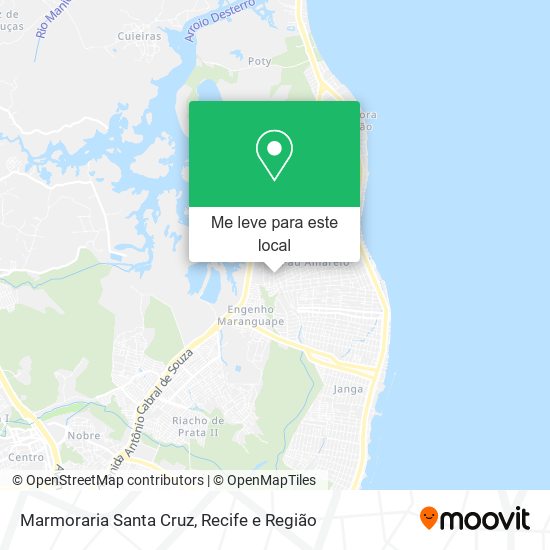 Marmoraria Santa Cruz mapa