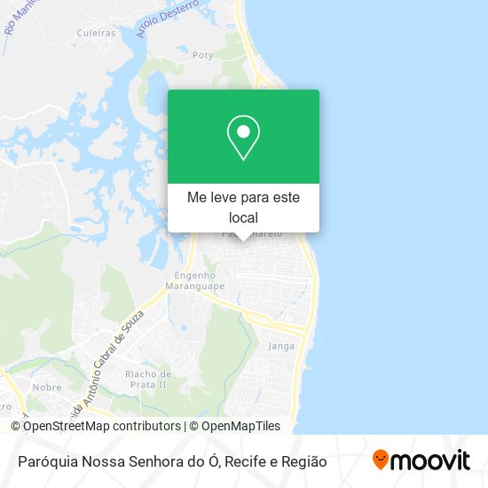 Paróquia Nossa Senhora do Ó mapa