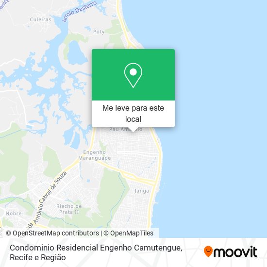 Condominio Residencial Engenho Camutengue mapa
