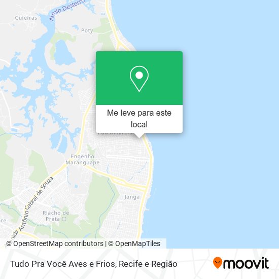Tudo Pra Você Aves e Frios mapa