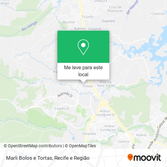 Marli Bolos e Tortas mapa