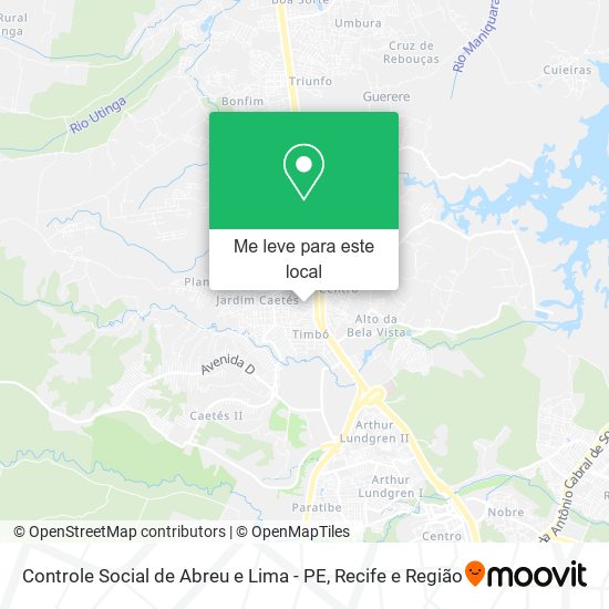 Controle Social de Abreu e Lima - PE mapa