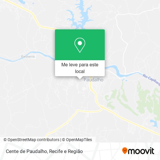 Cente de Paudalho mapa