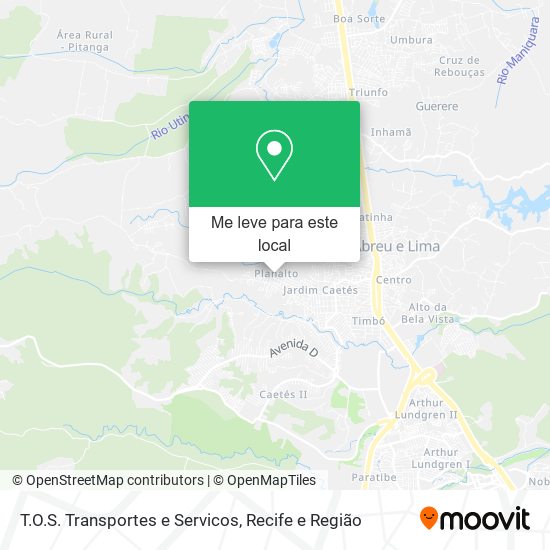 T.O.S. Transportes e Servicos mapa