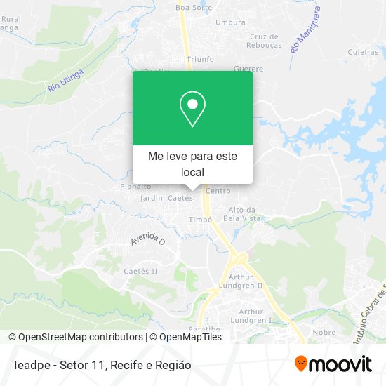 Ieadpe - Setor 11 mapa