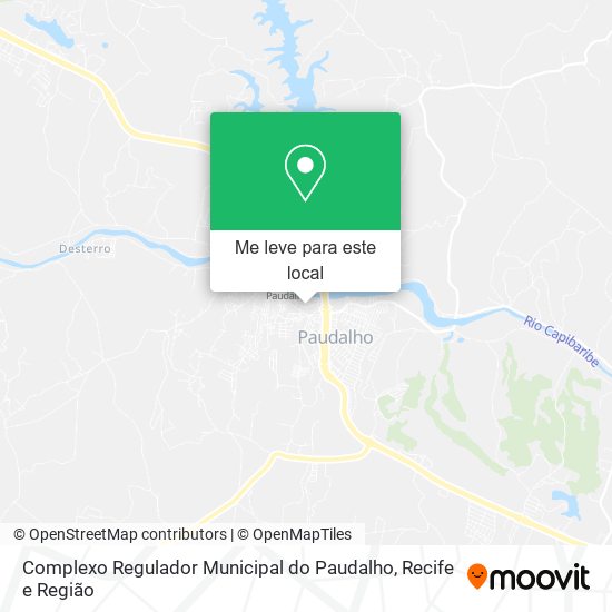 Complexo Regulador Municipal do Paudalho mapa