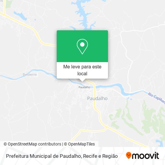 Prefeitura Municipal de Paudalho mapa