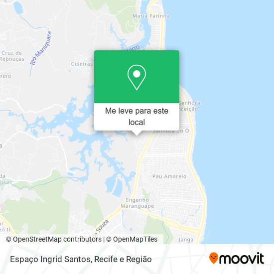 Espaço Ingrid Santos mapa