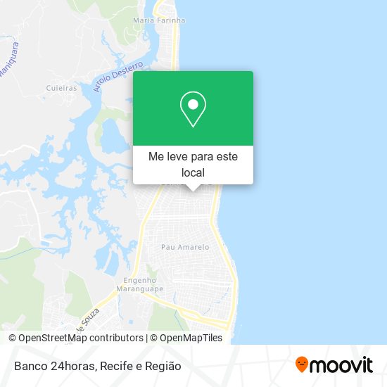 Banco 24horas mapa
