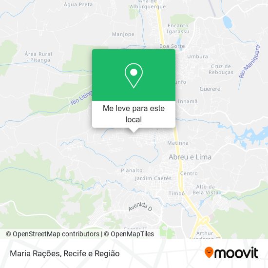 Maria Rações mapa