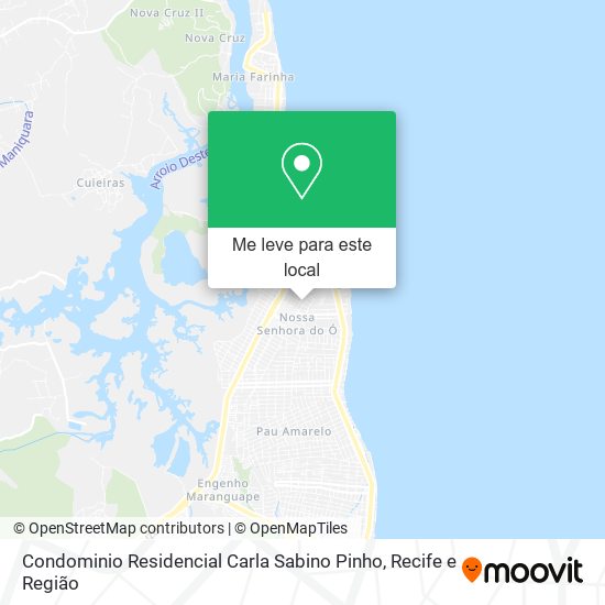 Condominio Residencial Carla Sabino Pinho mapa
