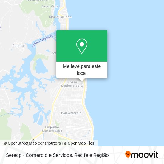 Setecp - Comercio e Servicos mapa