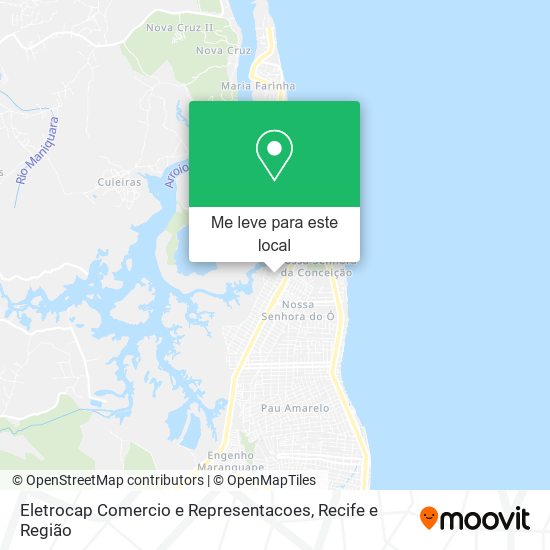 Eletrocap Comercio e Representacoes mapa