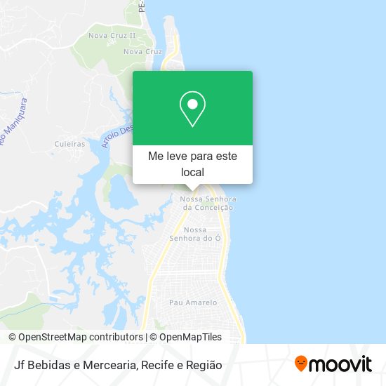 Jf Bebidas e Mercearia mapa