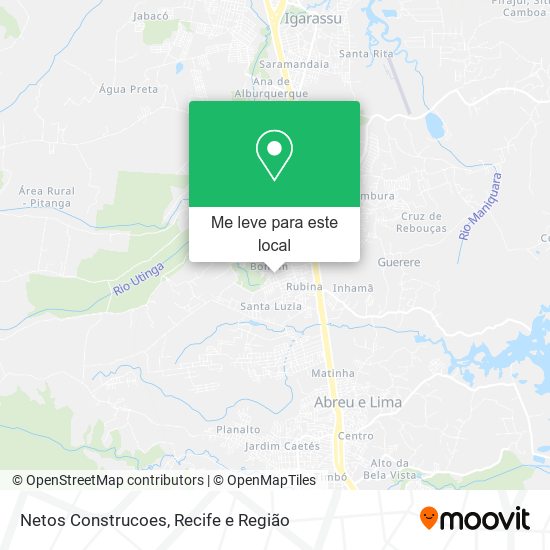 Netos Construcoes mapa