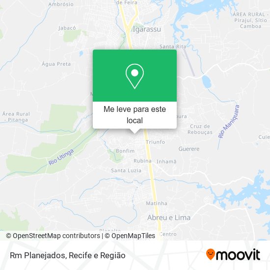 Rm Planejados mapa