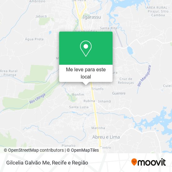 Gilcelia Galvão Me mapa