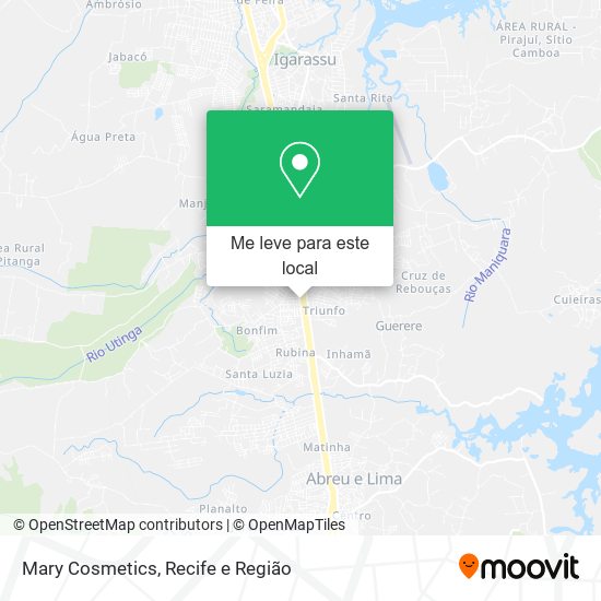 Mary Cosmetics mapa