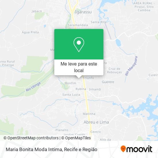 Maria Bonita Moda Intima mapa