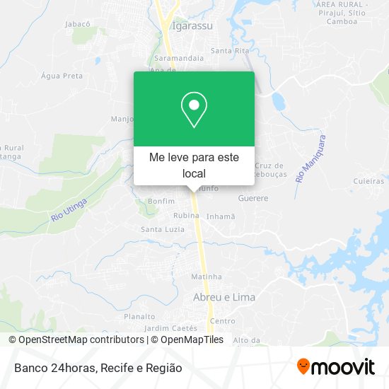 Banco 24horas mapa