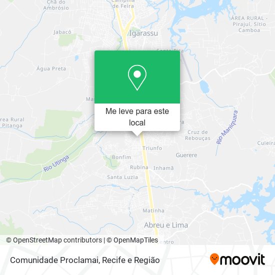 Comunidade Proclamai mapa