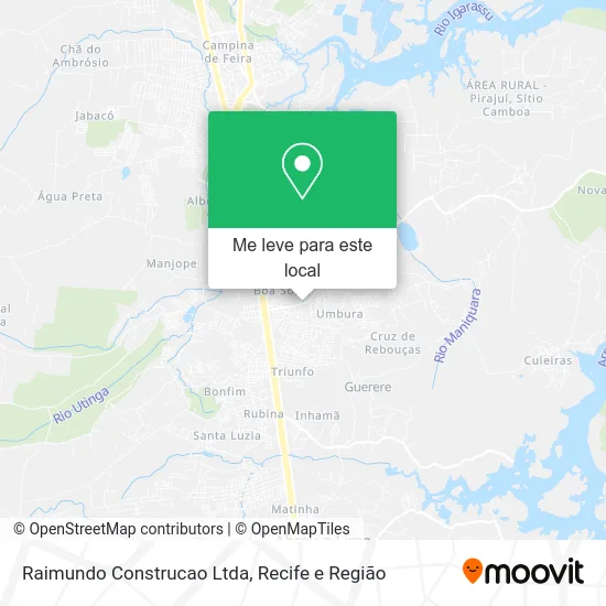 Raimundo Construcao Ltda mapa